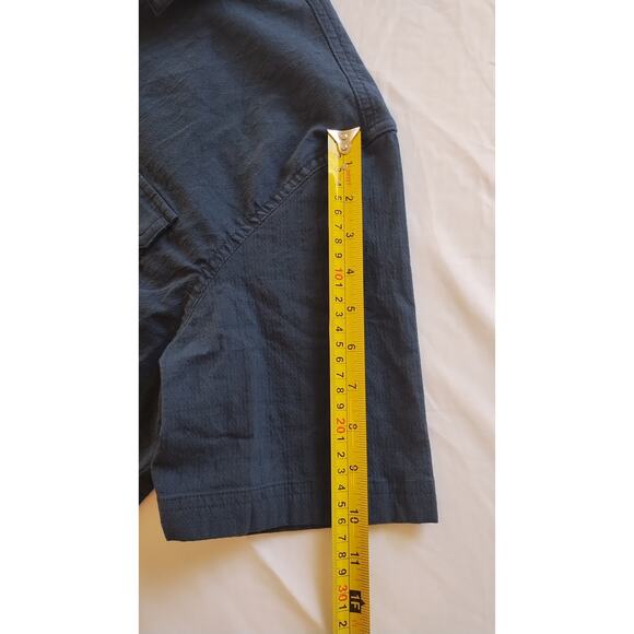 Sierra Designs Short Sleeve Button Up Shirt Men Large Blue. - Picture 11 of 12